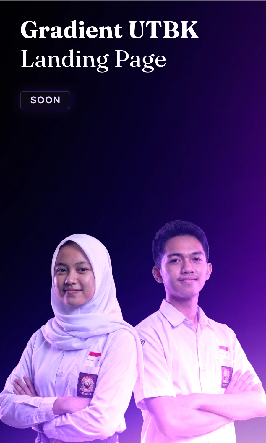 Gradient UTBK Landing Page